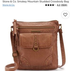 Stone & Co. Tan Leather Shoulder Bag